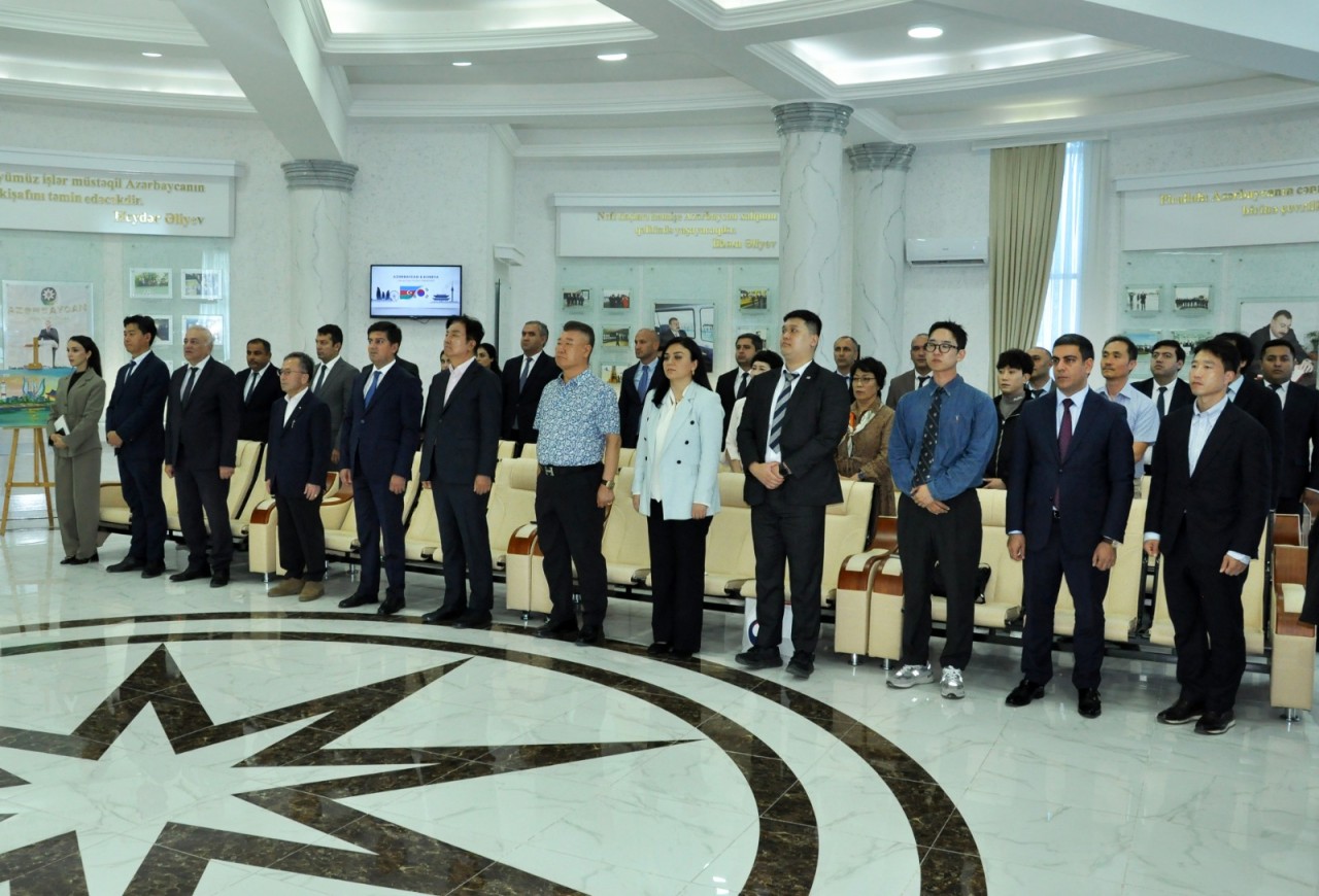 Koreya Respublikasının səfiri və nümayəndə heyəti Pirallahıda - FOTOLAR